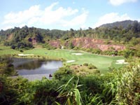 Stunning 18th hole at Red Mountain Course