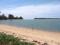 Sai Kaew Beach - Fishing from near Sarasin Bridge